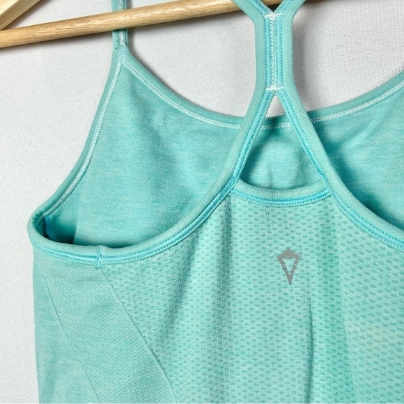 Lululemon Ivivva Teal Blue Fitted Racerback Athletic Tank Top 14 - Picture 4 of 4